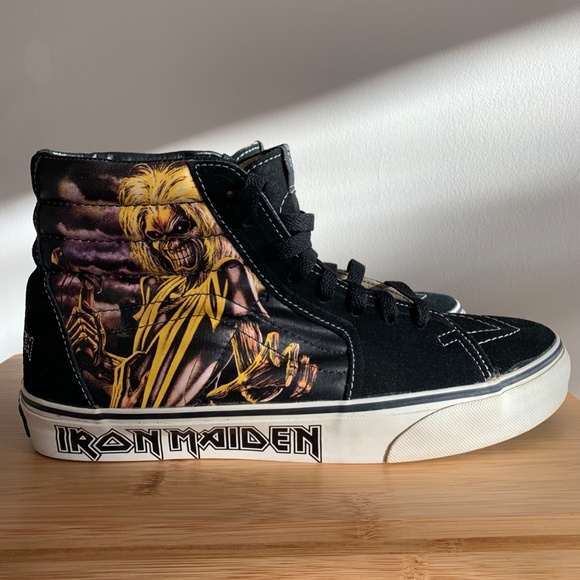 RARE 2007 Limited Edition Iron Maiden “Killers” Sk8-Hi Vans (Men 9.5) - Picture 2 of 6